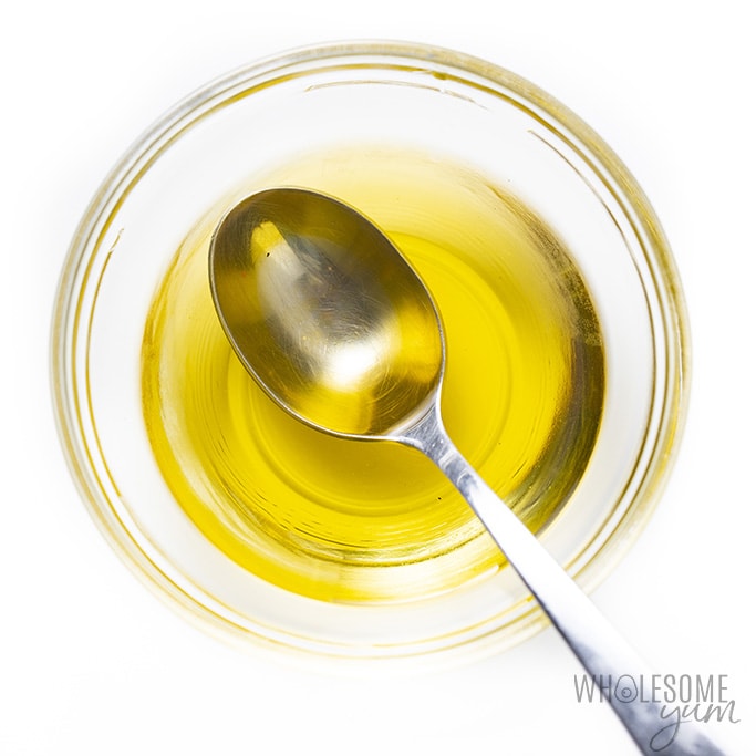Melted butter flavored coconut oil and corn extract