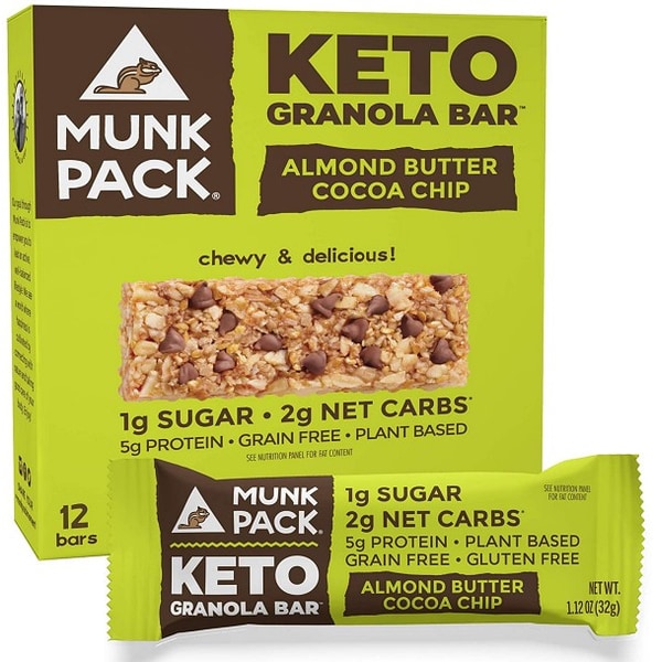 Munk Pack packaged granola bar and box