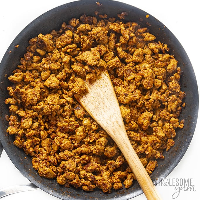 Ground turkey taco meat for stuffed peppers