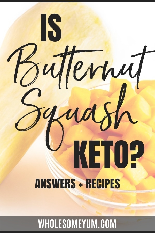Is butternut squash keto? Learn here! Get carbs in butternut squash, butternut squash keto recipes, and more.