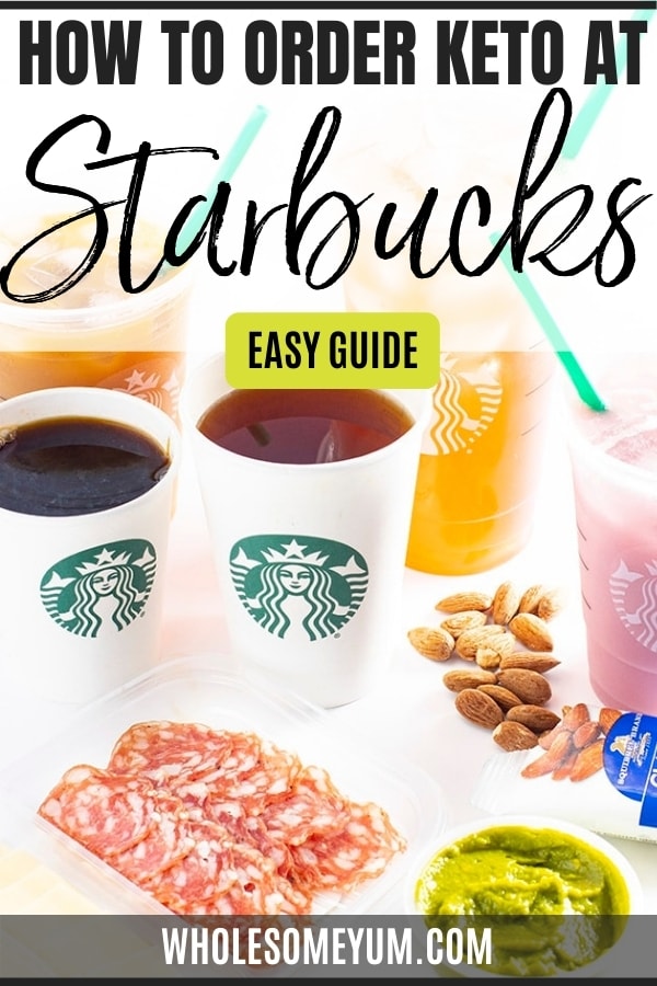 There are dozens of Starbucks keto options! Do you know them all? Find the best food and keto drinks at Starbucks with this guide.