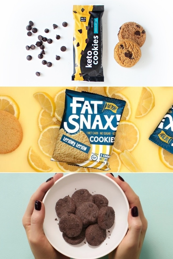 Different keto cookies you can buy. 
