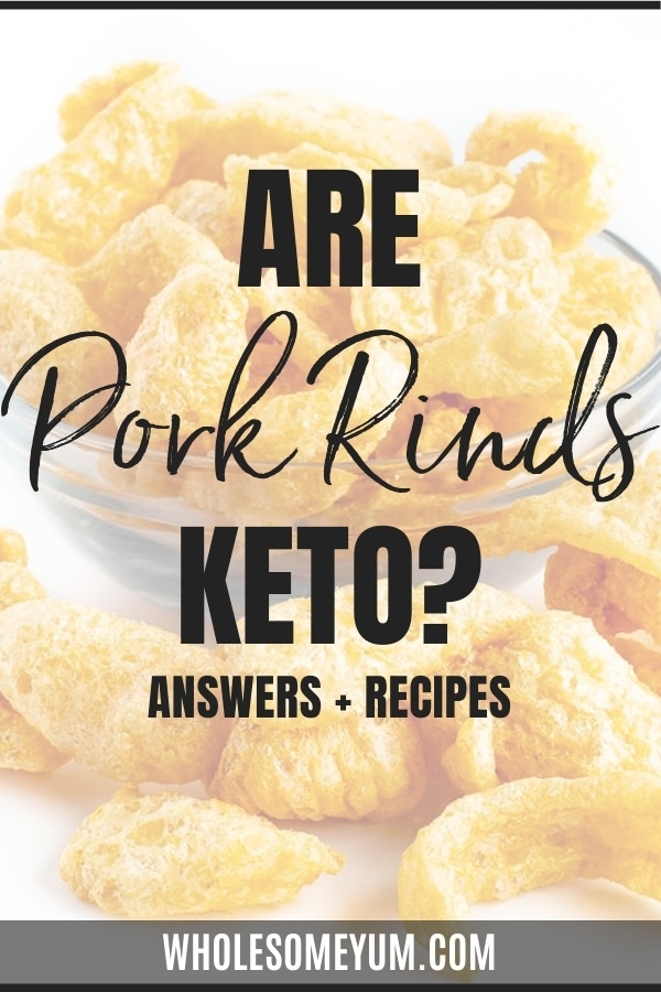 Are pork rinds keto? Find out here, complete with pork rinds carbs and keto pork rind recipes.