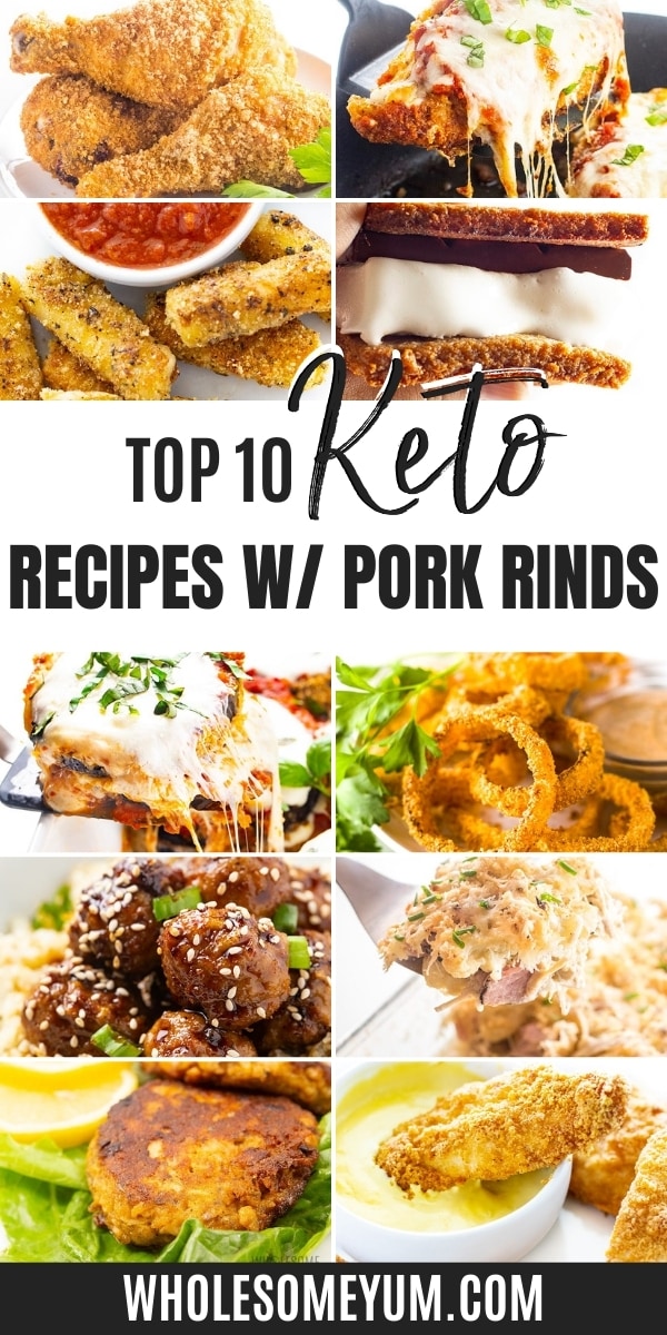 Are pork rinds keto? Get answers here, including pork rinds carbs and keto pork rind recipes.