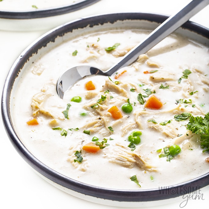 Chicken Pot Pie Soup Recipe (Crock Pot)