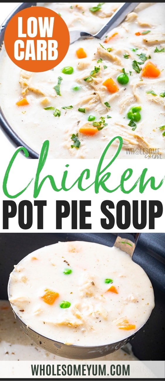 Chicken pot pie soup recipe pin