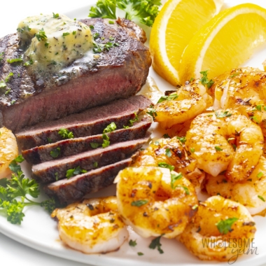 Surf and turf on a plate.