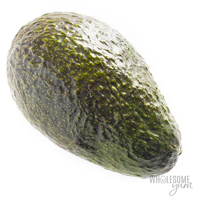 One whole avocado, frozen