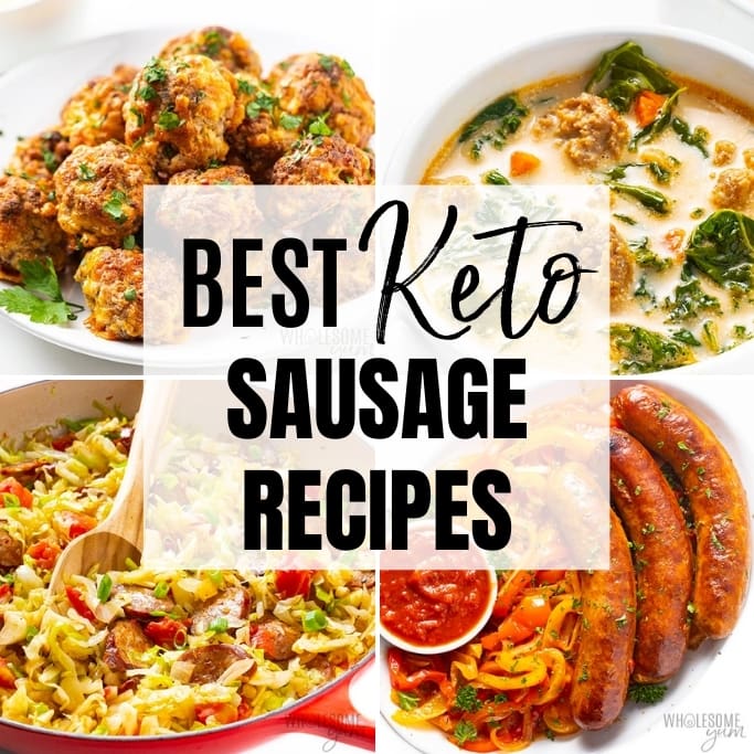 Is sausage keto? Learn about carbs in sausage and try these delicious keto sausage recipes.