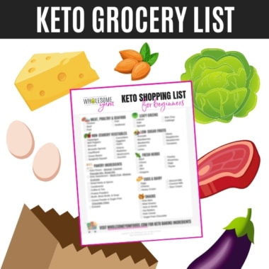 Get the easy keto shopping list!