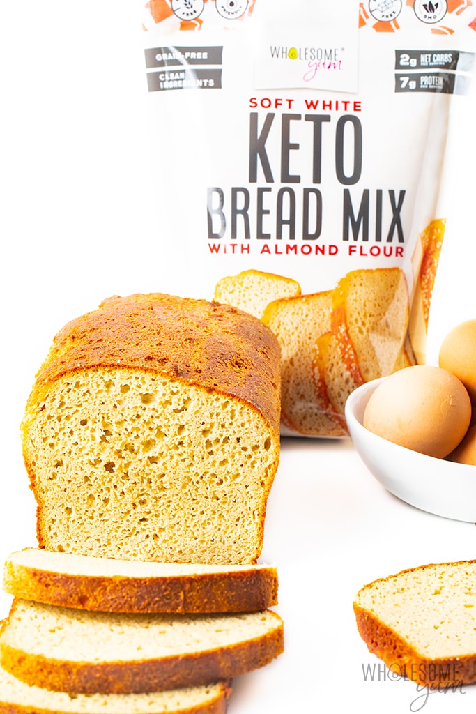 Keto yeast bread with keto bread mix