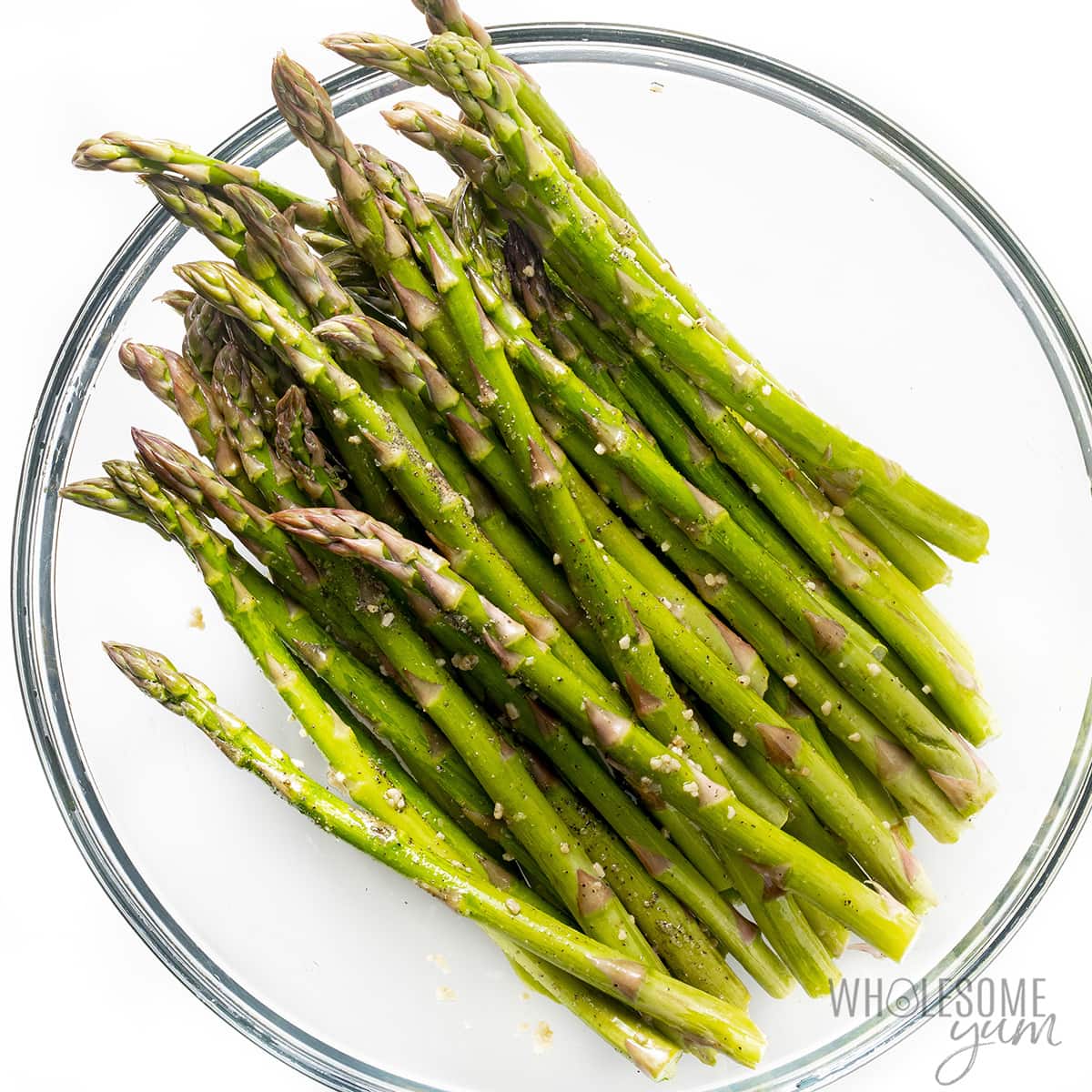 Asparagus in a bowl.