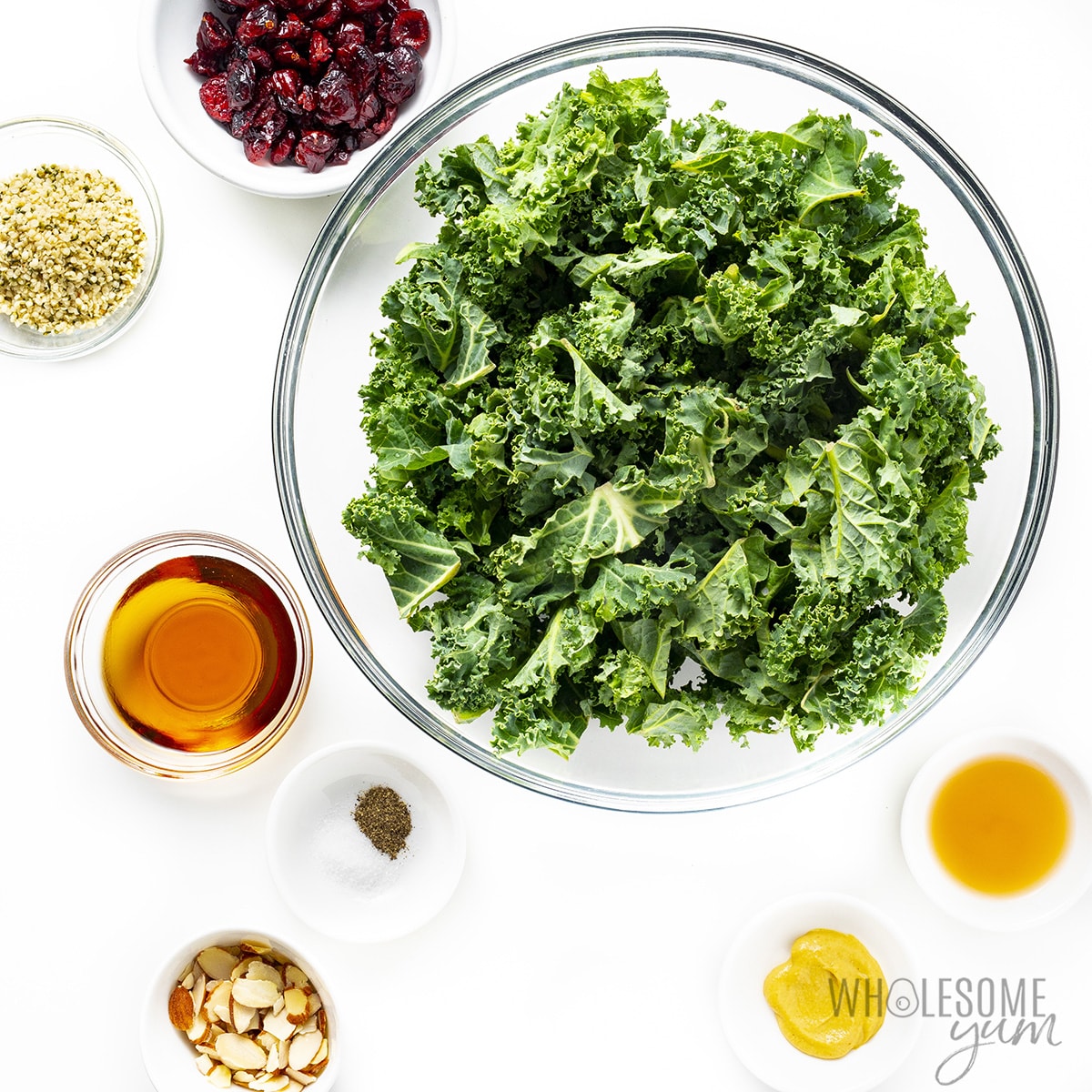 Kale Salad Recipe Ingredients.