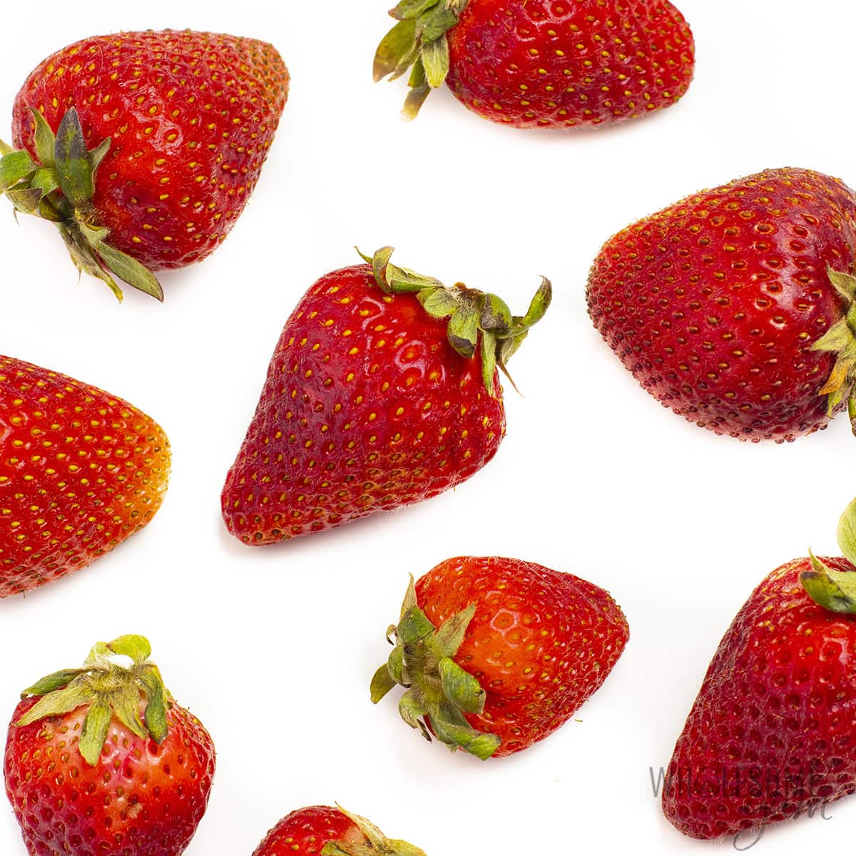 Are strawberries keto? Carbs in strawberries are low, including the fresh ones shown here.