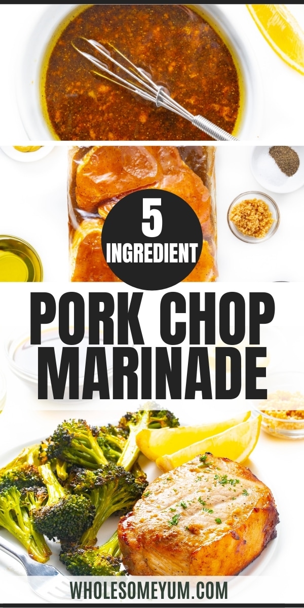 Pork chop marinade recipe pin