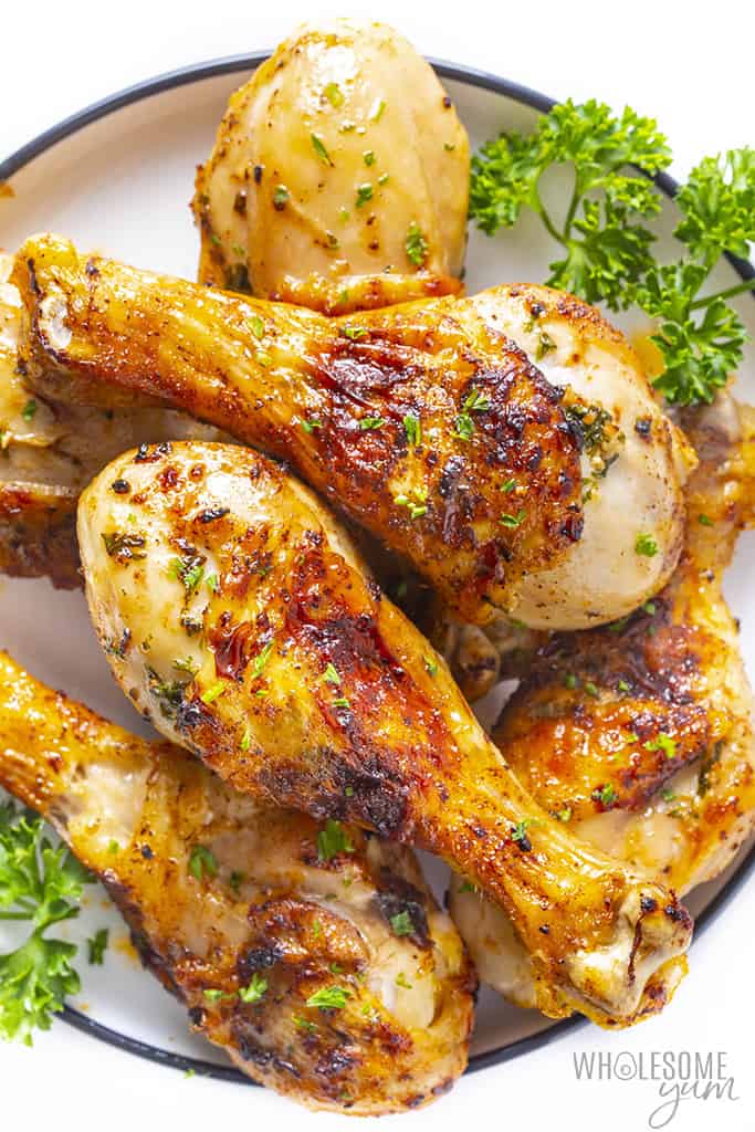 Air Fryer Chicken Legs Recipe (Crispy & Easy!) | Wholesome Yum