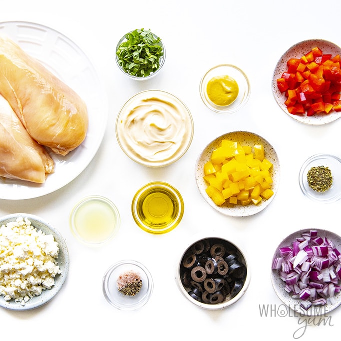 Mediterranean chicken salad recipe ingredients