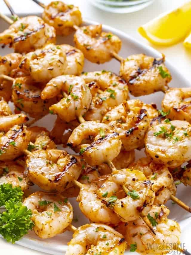 Grilled Shrimp Skewers (Quick & Easy!)