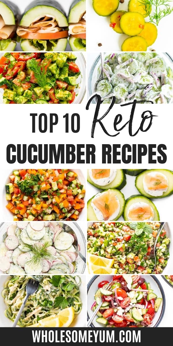 Are cucumbers keto? How high are cucumber carbs? Learn all the answers here, plus get fresh cucumber recipes!