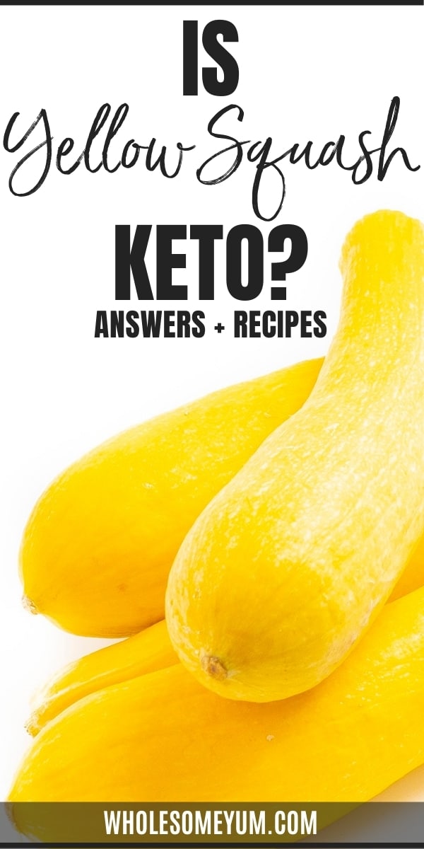 Is yellow squash keto? And how many carbs in yellow squash, anyway? Get the answers here, plus delicious low carb ways to enjoy it.