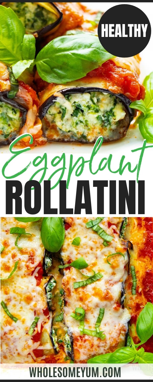 How to make eggplant rollatini - pin