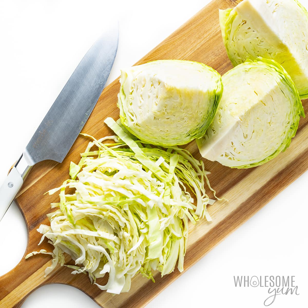 How to cut cabbage.