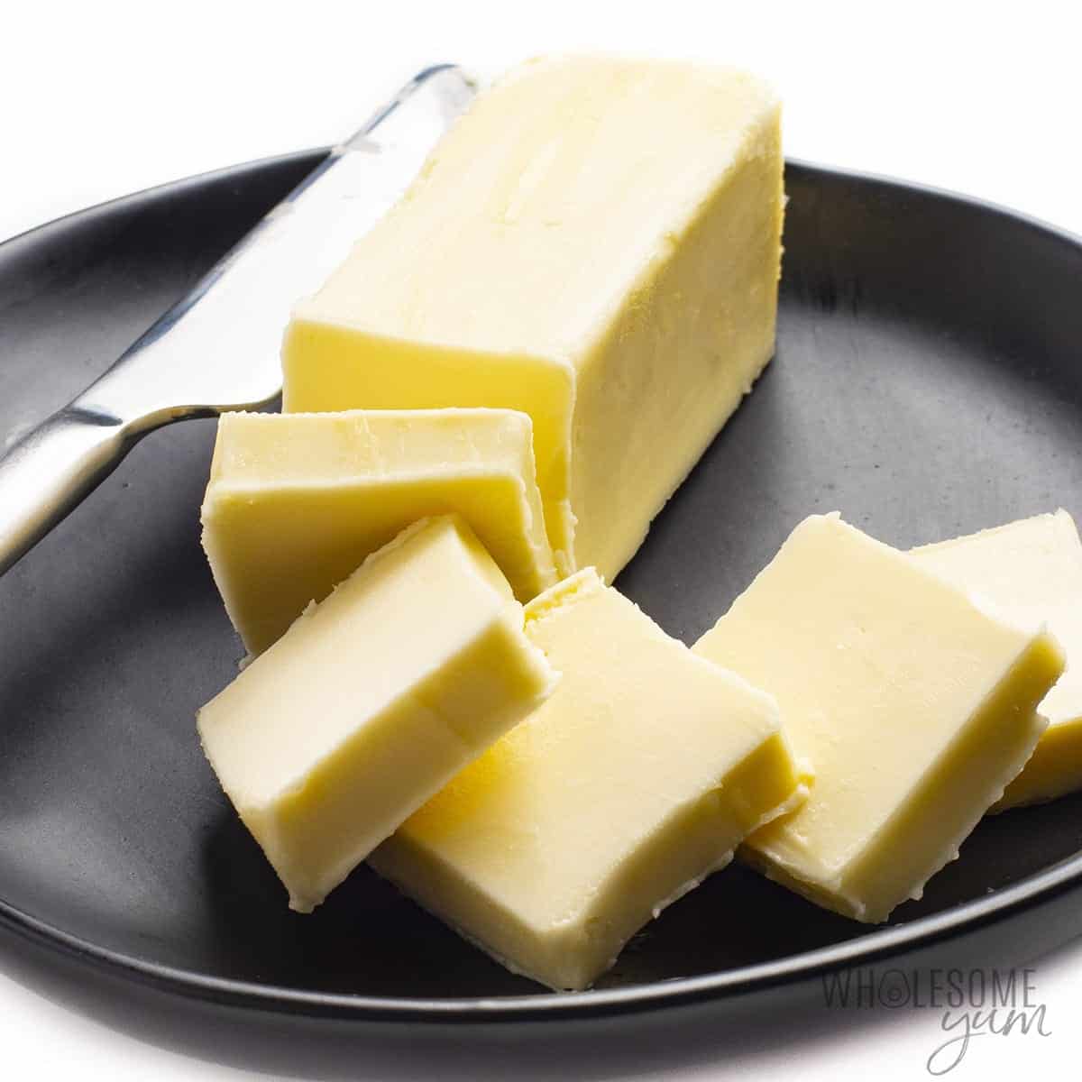 How high are carbs in butter? This fresh sliced butter is naturally low carb.