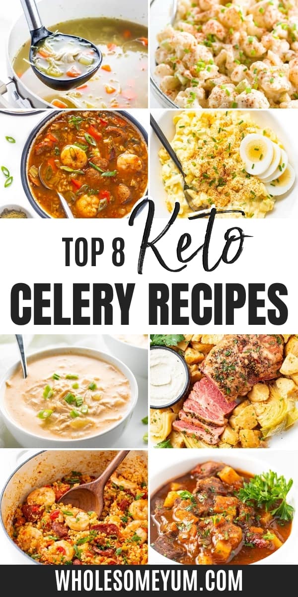 Are carbs in celery low? Is celery keto? Find out here, complete with these easy low carb celery recipes.
