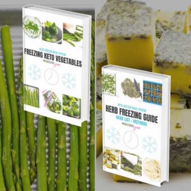 Herb and vegetable freezing guides