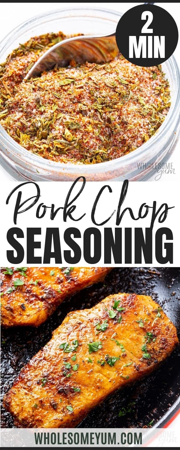Pork chop seasoning recipe pin