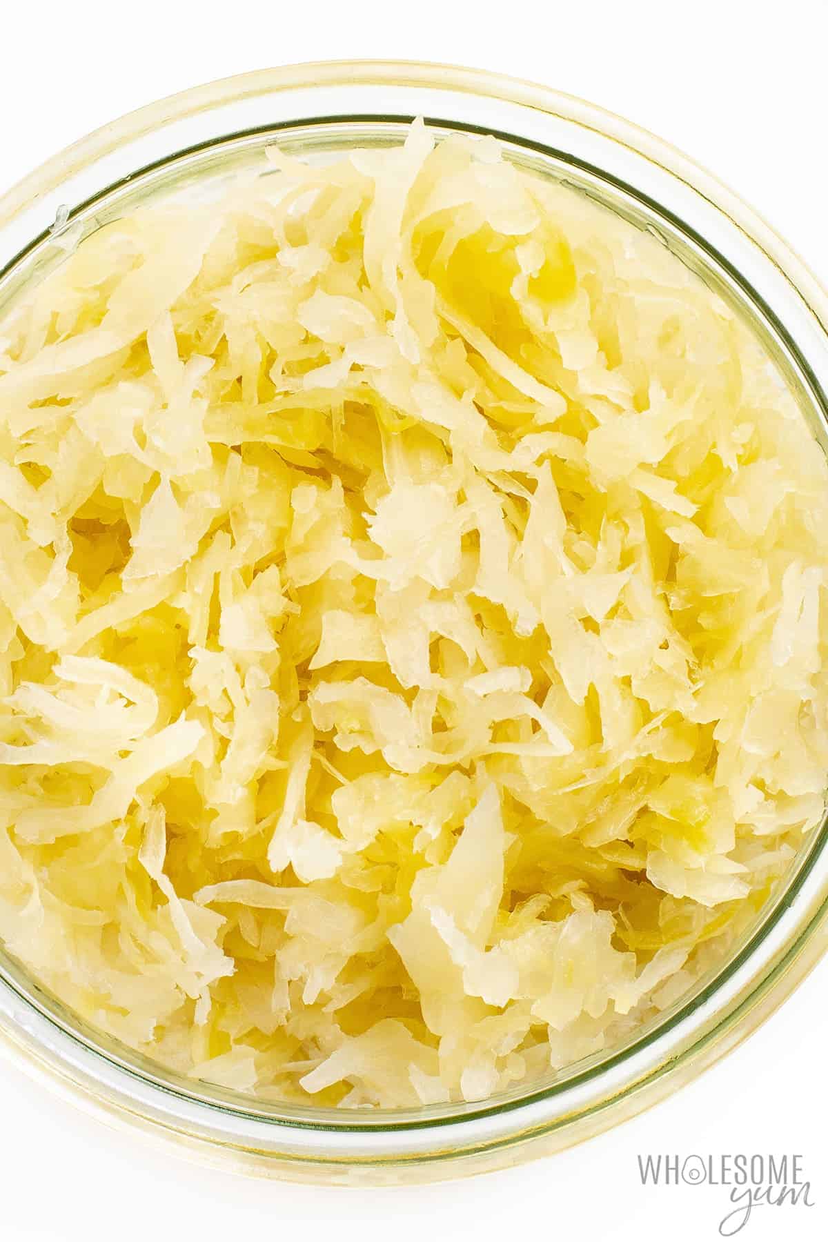 Is sauerkraut keto? This sauerkraut in a jar is naturally keto friendly.
