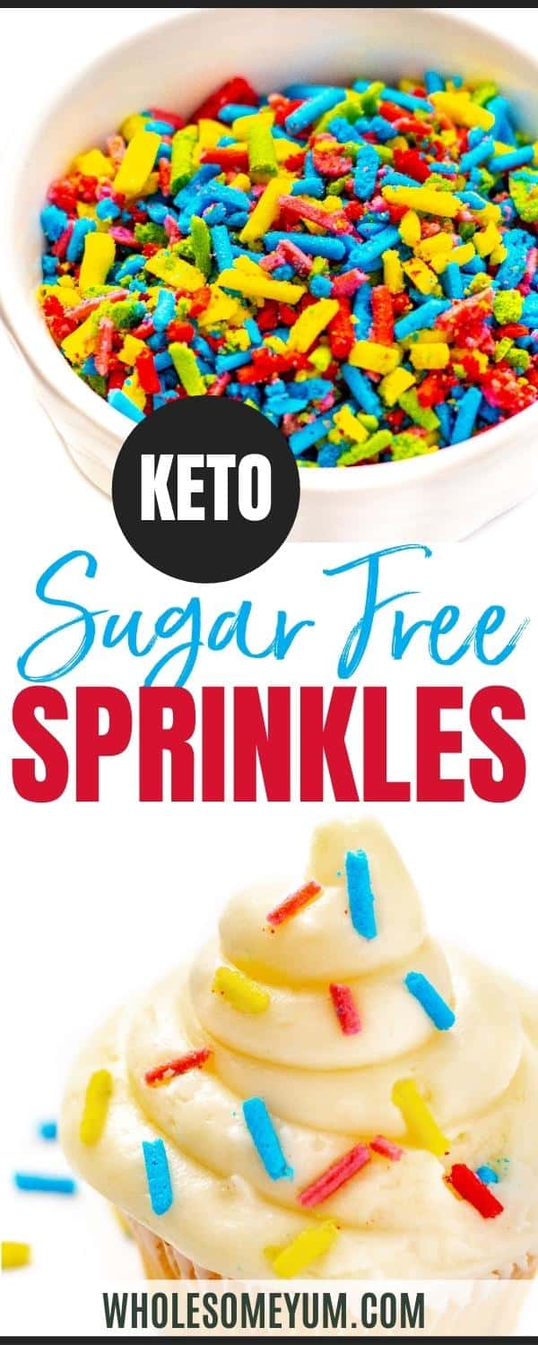 Sugar free sprinkles recipe pin