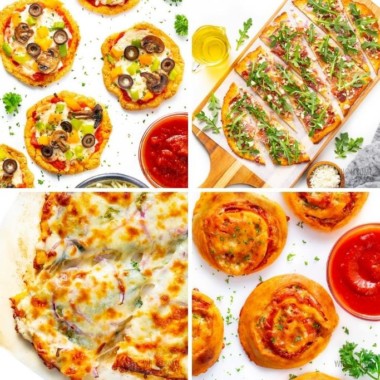 Pizza recipes from The Easy Keto Carboholics Cookbook,