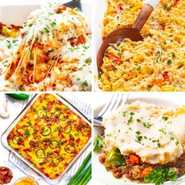 Casserole recipes from The Easy Keto Carboholics Cookbook,