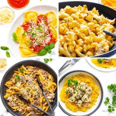 Pasta recipes from The Easy Keto Carboholics Cookbook,