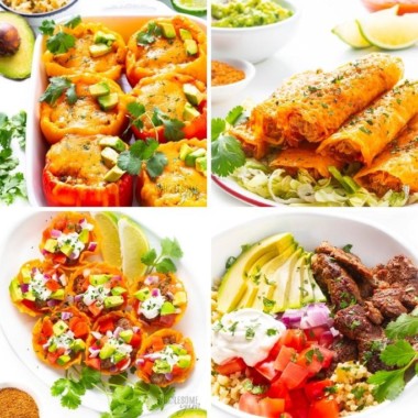 Mexican recipes from The Easy Keto Carboholics Cookbook,