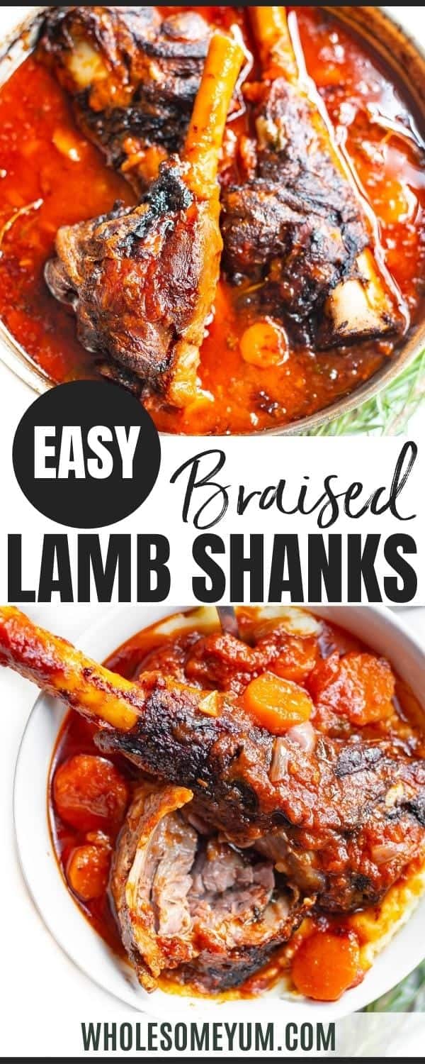 Lamb shank recipe pin