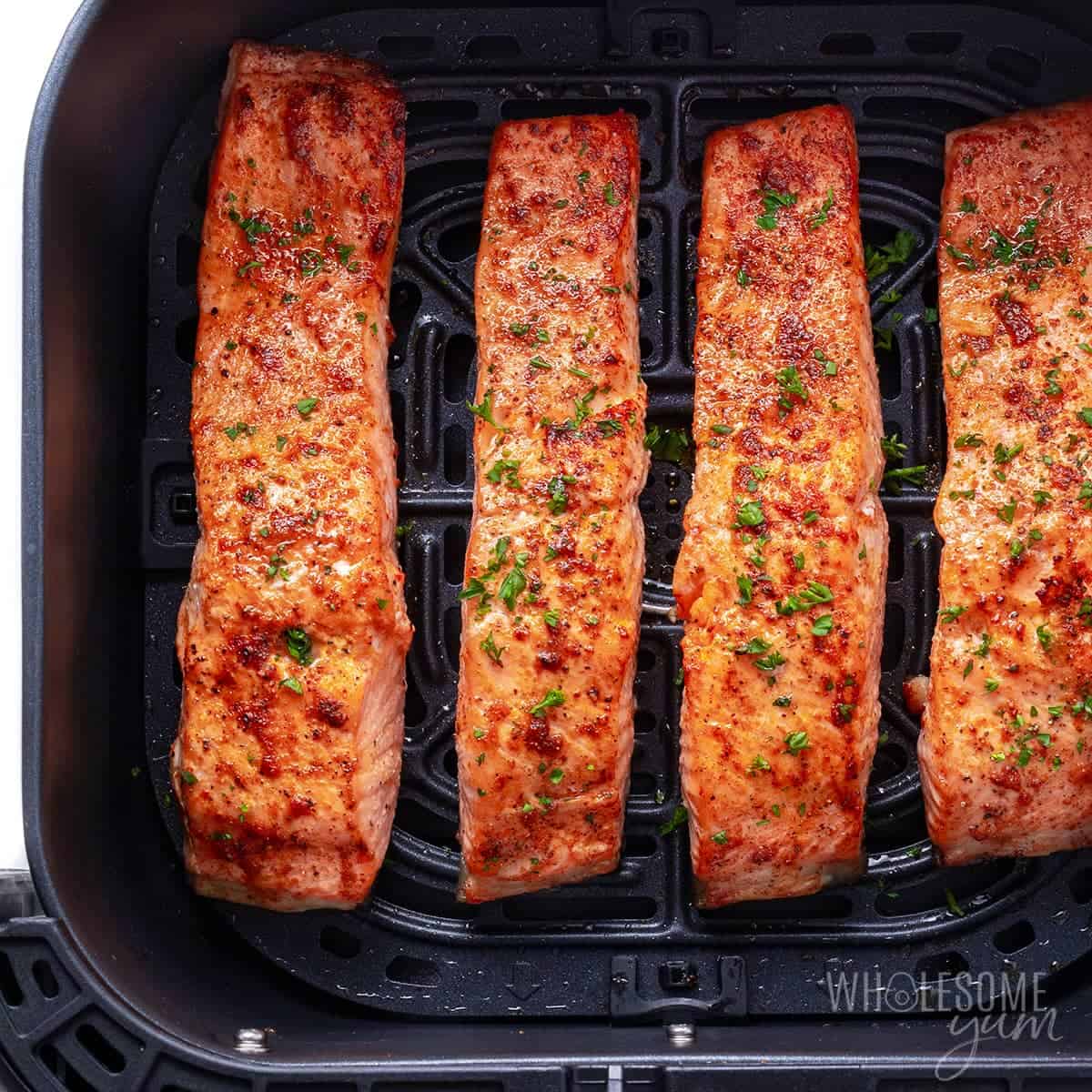 Air Fryer Salmon Recipe (Perfect In 10 Minutes!)