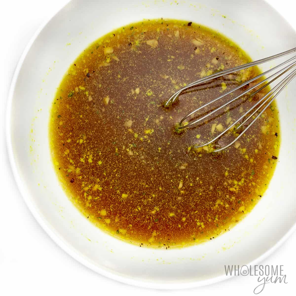 Stir fry sauce in small bowl with whisk.