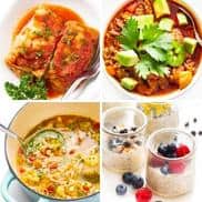 Whole30 recipes collage.