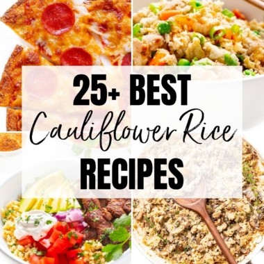 Make the best riced cauliflower recipes with these easy dishes, including mains, sides, and more.
