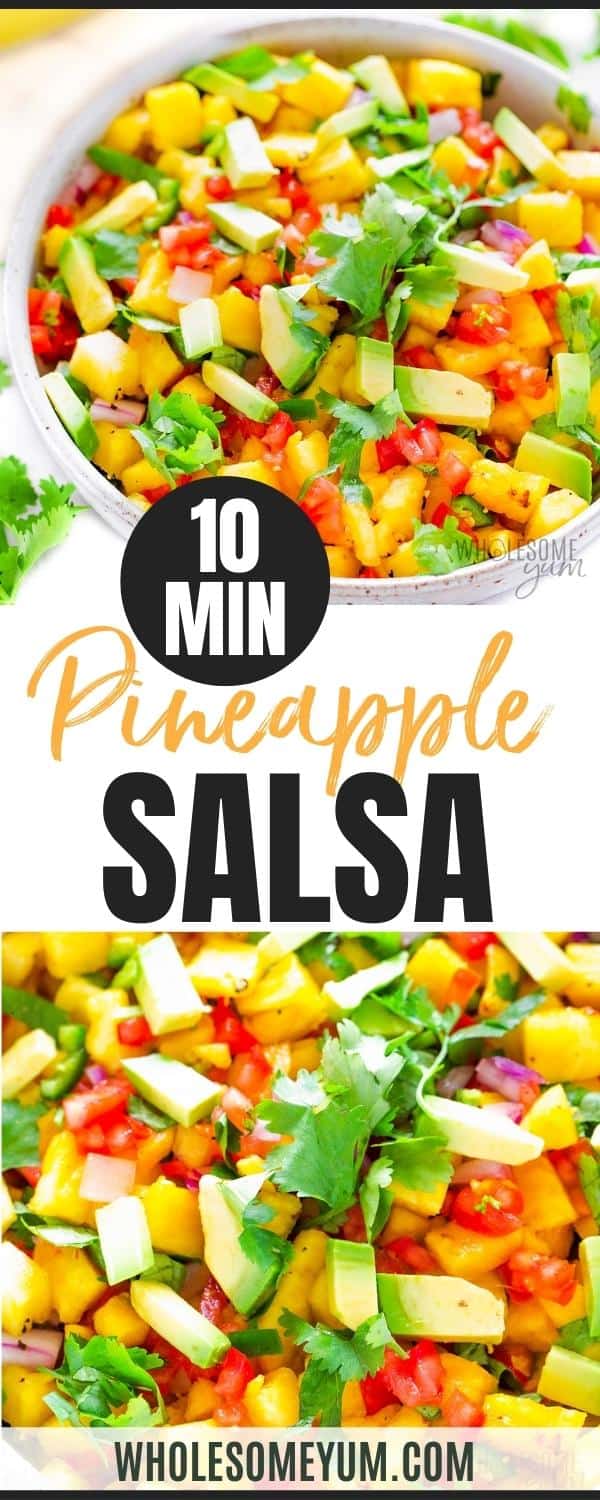 Fresh Salsa Recipe (5 Minutes!) - Wholesome Yum
