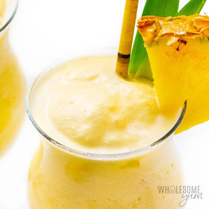 Pina Colada Recipe (Skinny, 5 Min!) Wholesome Yum