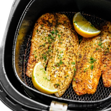 Tilapia in the air fryer.