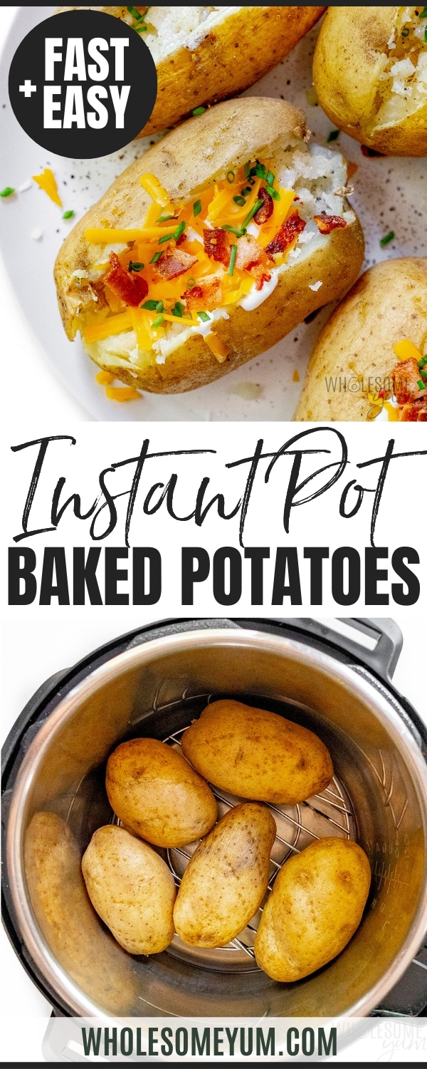 Palo de patata al horno Instant Pot.