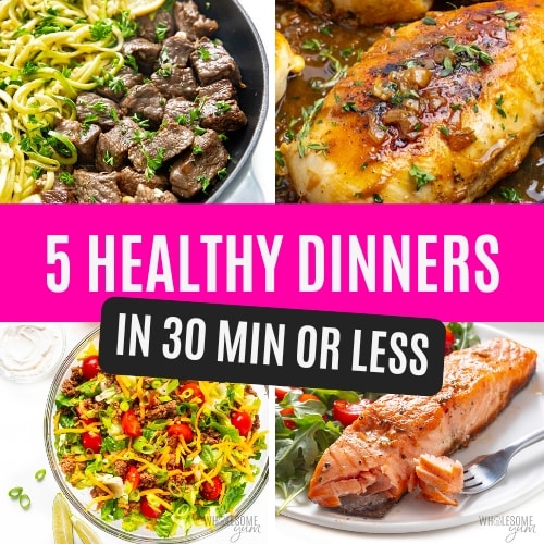 100+ Easy Healthy Dinner Ideas & Recipes | Wholesome Yum