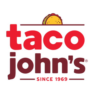 Taco John's logo image.