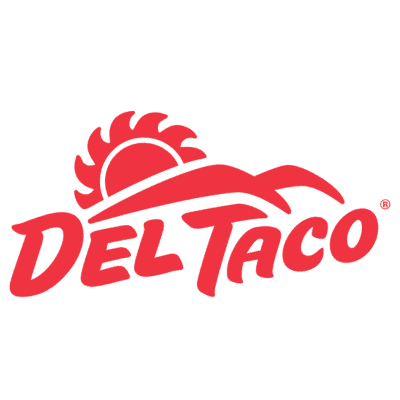 Del Taco logo image.
