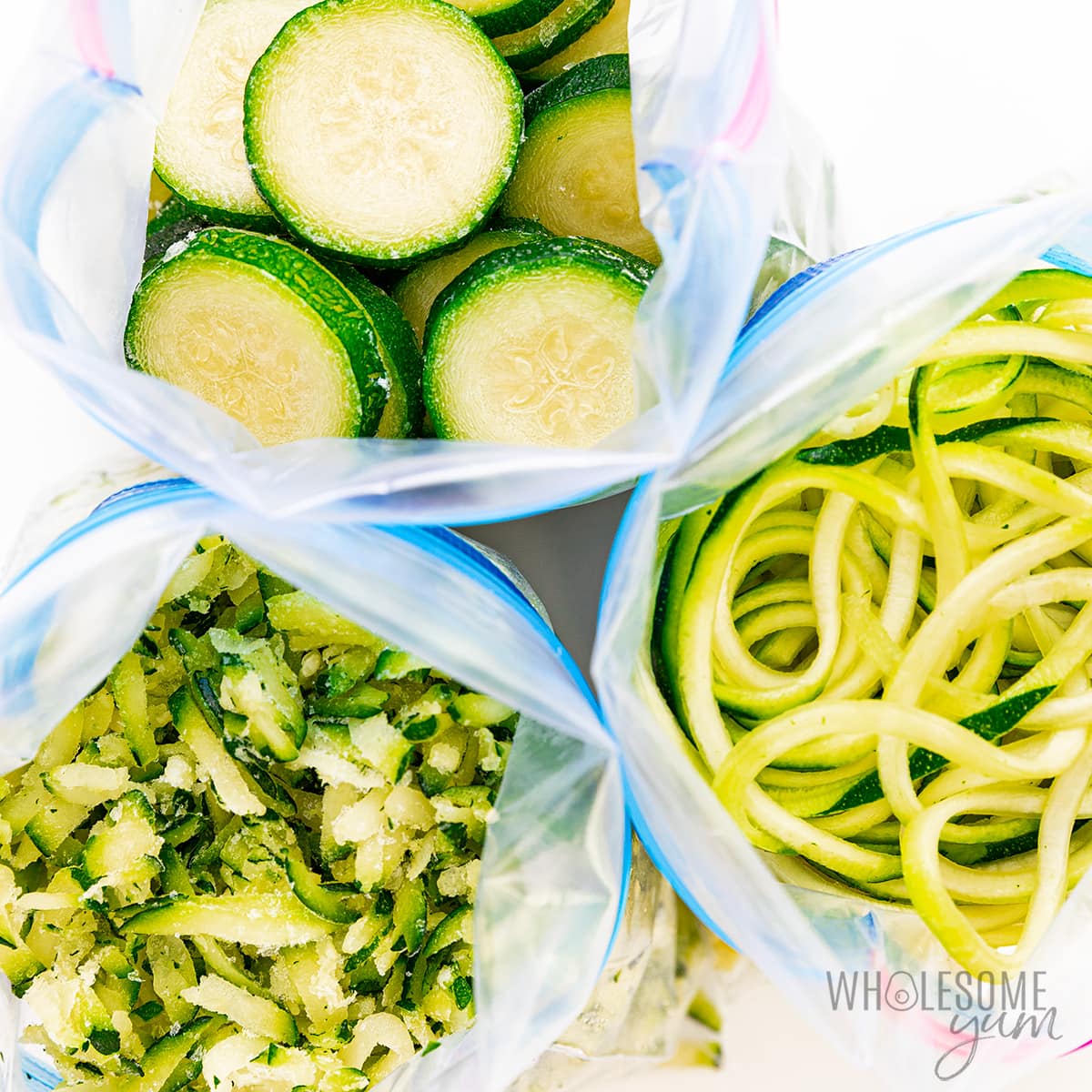 How to freeze zucchini - 3 ways.