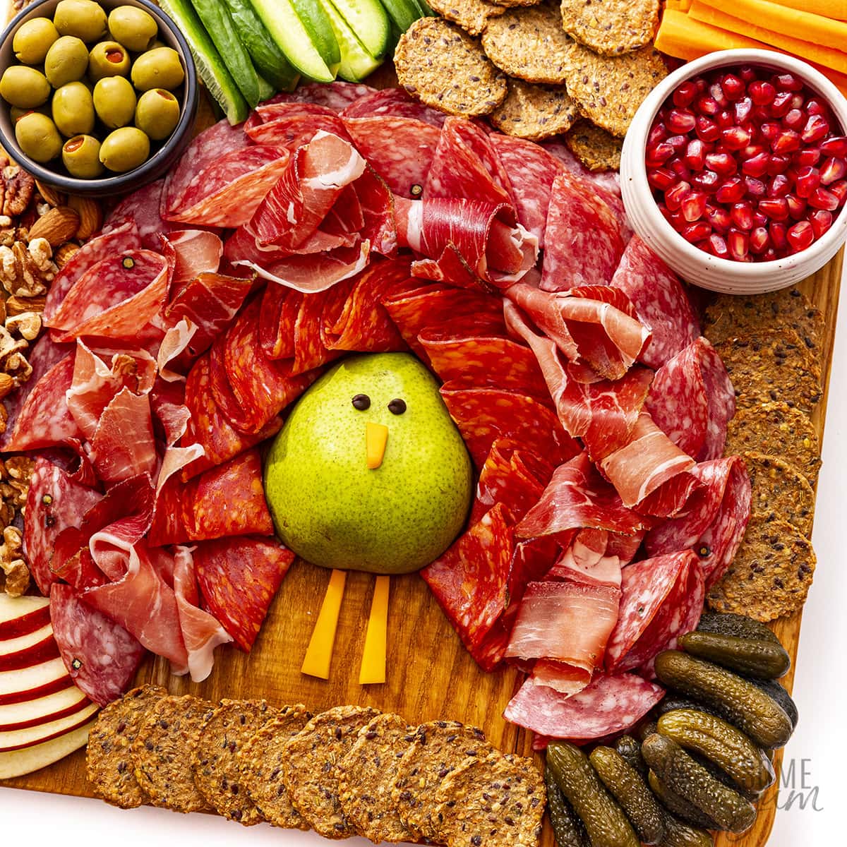 Thanksgiving Charcuterie Board - Wholesome Yum